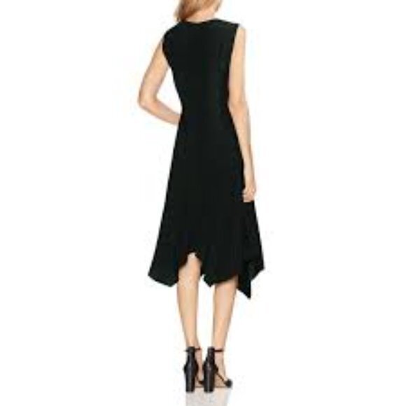 NEW Vince Camuto Handkerchief Hem Midi Dress - Picture 4 of 5